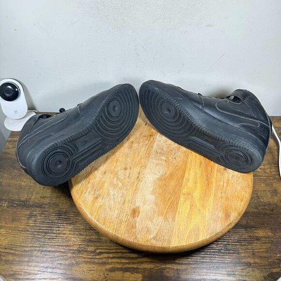 Nike‎ Air Force 1 Mid '07 Black Shoe Men's Size 8.5 315123-001 - Picture 6 of 8